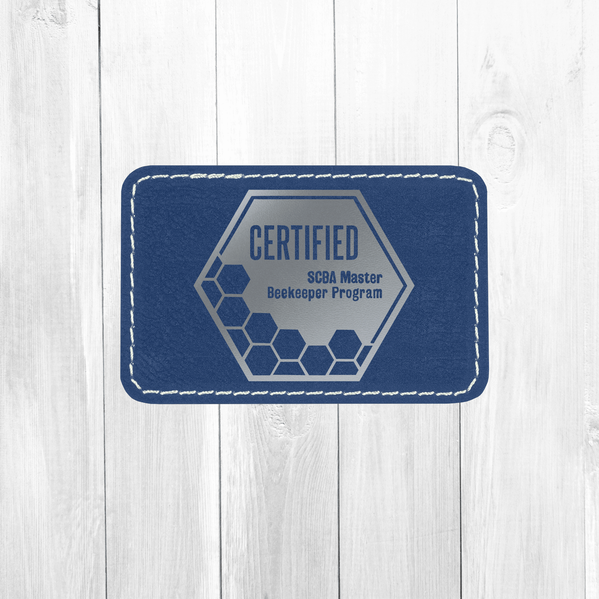 SCBA Master Program Leather Patches - Winks Design Studio,LLC