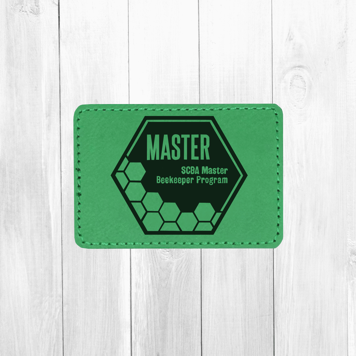 SCBA Master Program Leather Patches - Winks Design Studio,LLC