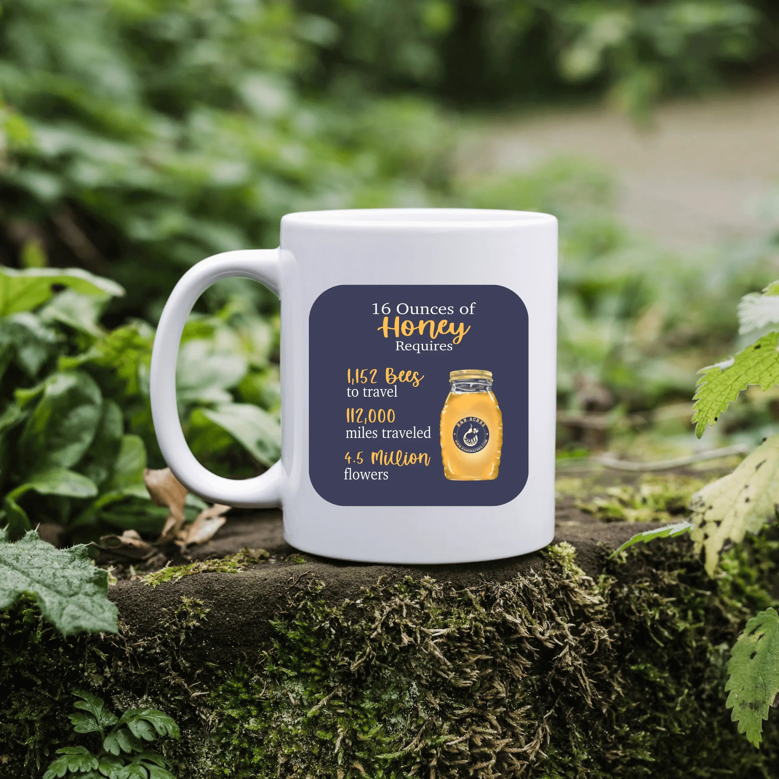 Winks Design Studio LLC ceramic mug with R & R logo, featuring multiple stylish design options, perfect for everyday use.