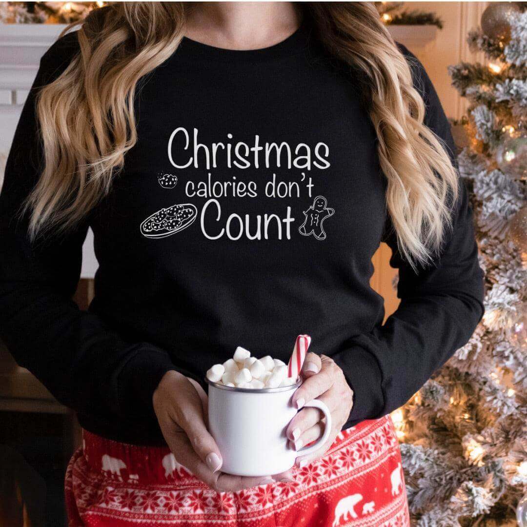 Christmas Calories Don't Count - Winks Design Studio,LLC