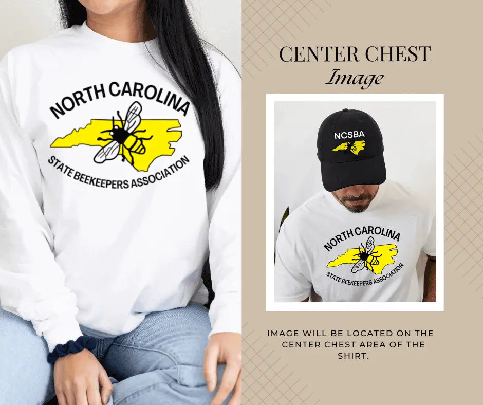 Small blue NCSBA long sleeve shirt by Winks Design Studio, LLC, featuring a comfortable fit and casual style.