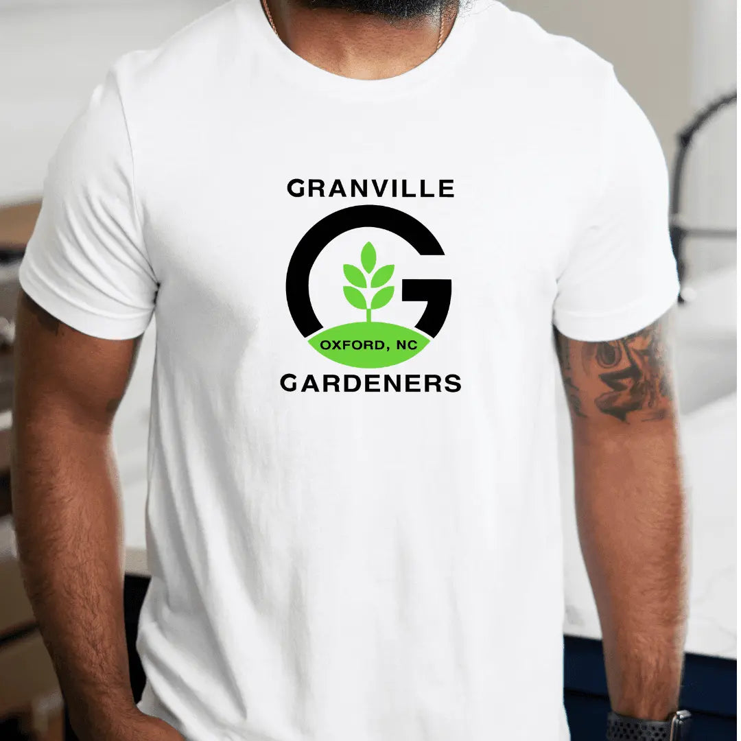 White solid short sleeve gardener&