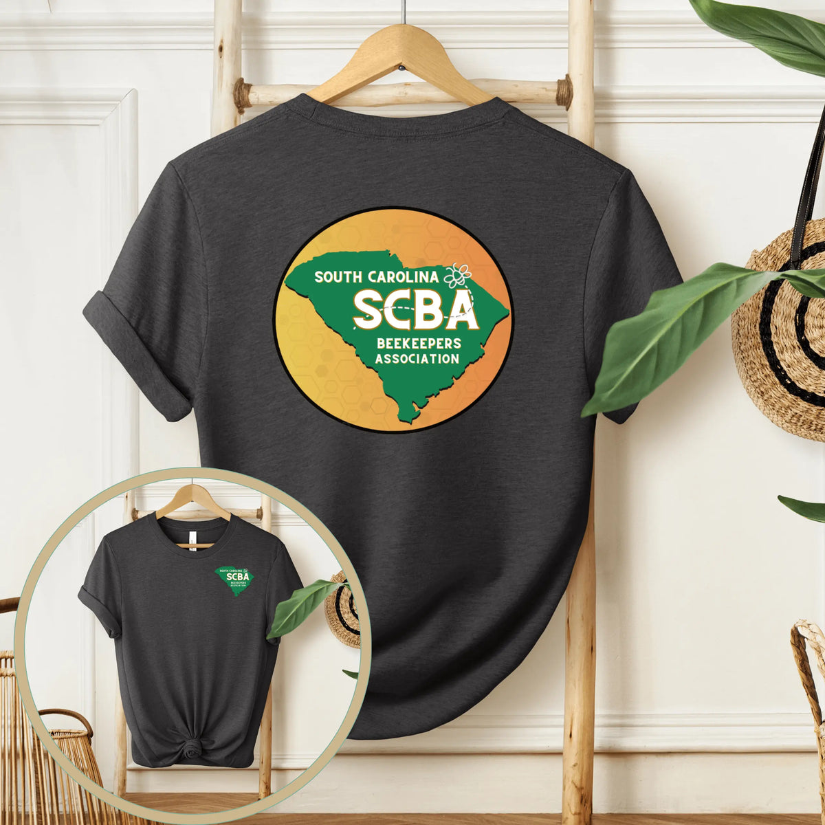 Gold SCBA short sleeve T-shirt by Winks Design Studio, LLC, featuring a stylish design on a comfortable cotton fabric.