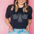 Flower Bee T-Shirt - Winks Design Studio,LLC