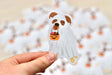 Ghost Bulldog Vinyl Sticker - Winks Design Studio,LLC