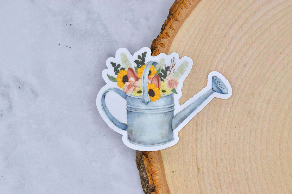 Vintage Watering Can Stickers - Winks Design Studio,LLC