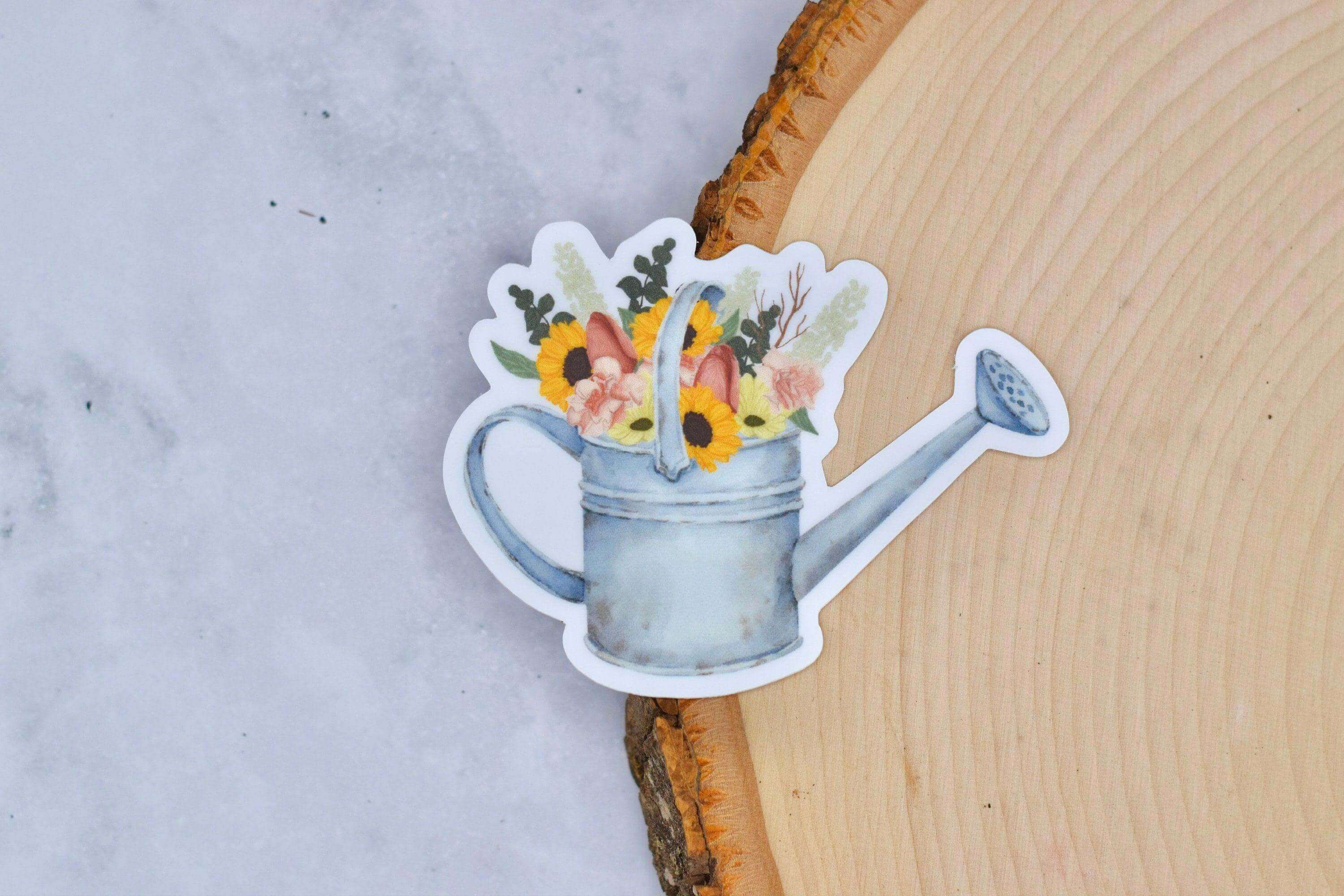 Vintage Watering Can Stickers - Winks Design Studio,LLC