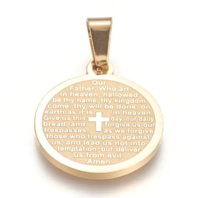Gold Prayer Disk