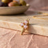 Strawberry Ice Cream Cone Charm - Gold Enamel Summer Jewelry - Winks Design Studio,LLC