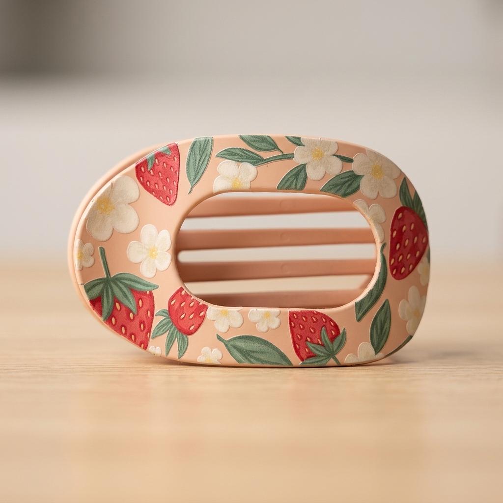 Sweet Summer Strawberry Claw Clip - Winks Design Studio,LLC