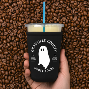 Granville County Ghost Tours Cup Sleeve - Winks Design Studio,LLC