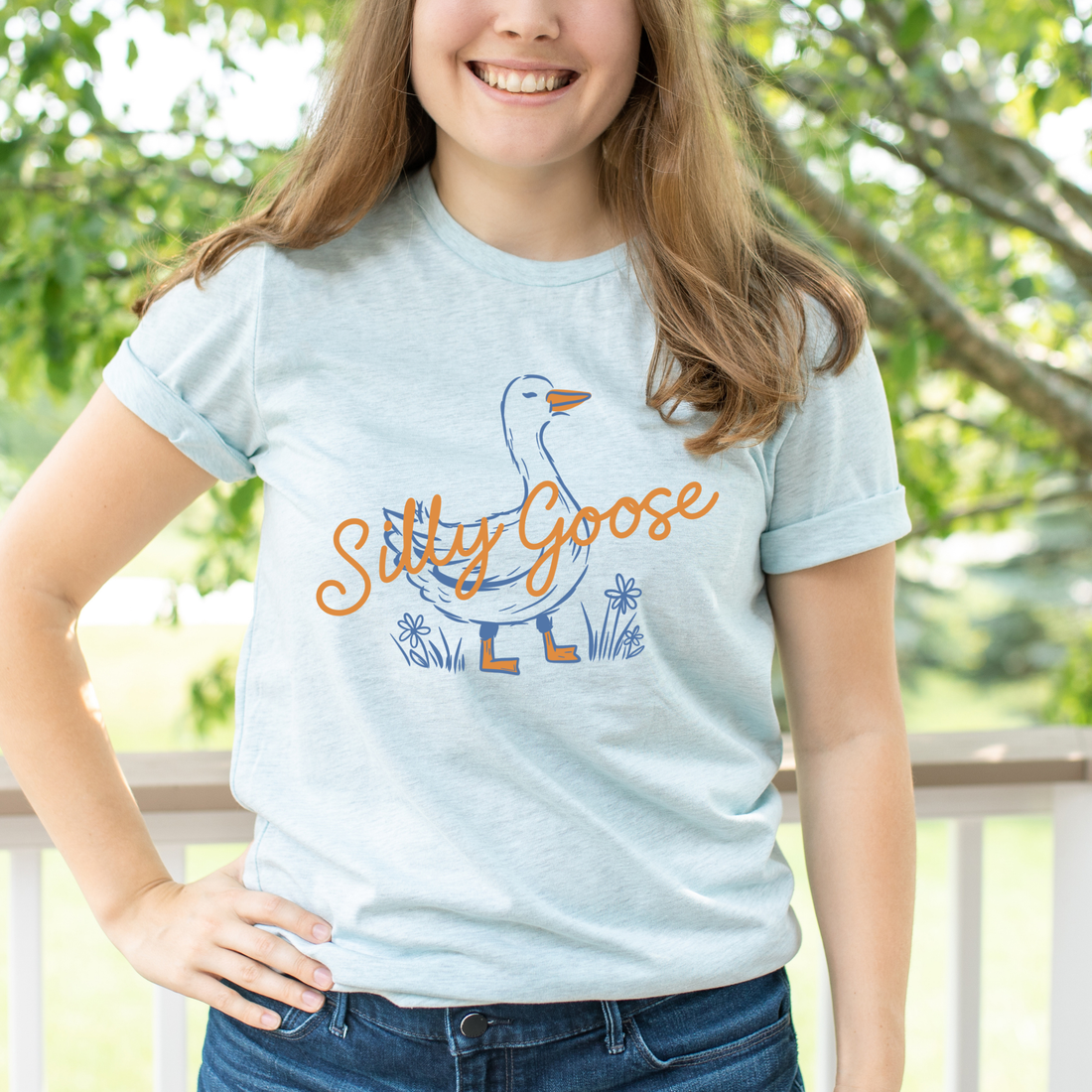 Silly Goose Graphic Tee - Winks Design Studio,LLC