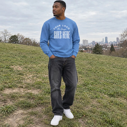 Custom Unisex Comfort Colors Crewneck Sweatshirt