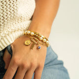 18K Gold Bee Pendant
