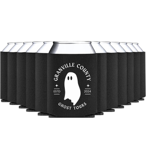 Granville County Ghost Tours Drink Koozie - Winks Design Studio,LLC