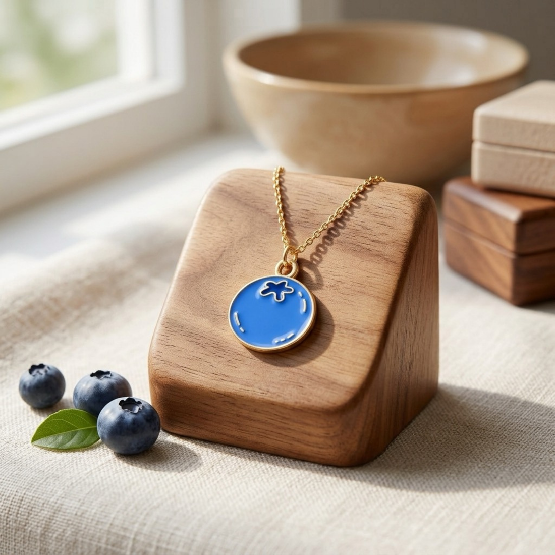 Gold Blueberry Charm