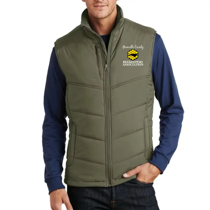 Winks Design Studio GCBA Puffy Vest, lightweight sleeveless jacket with quilted design for warmth and casual style.