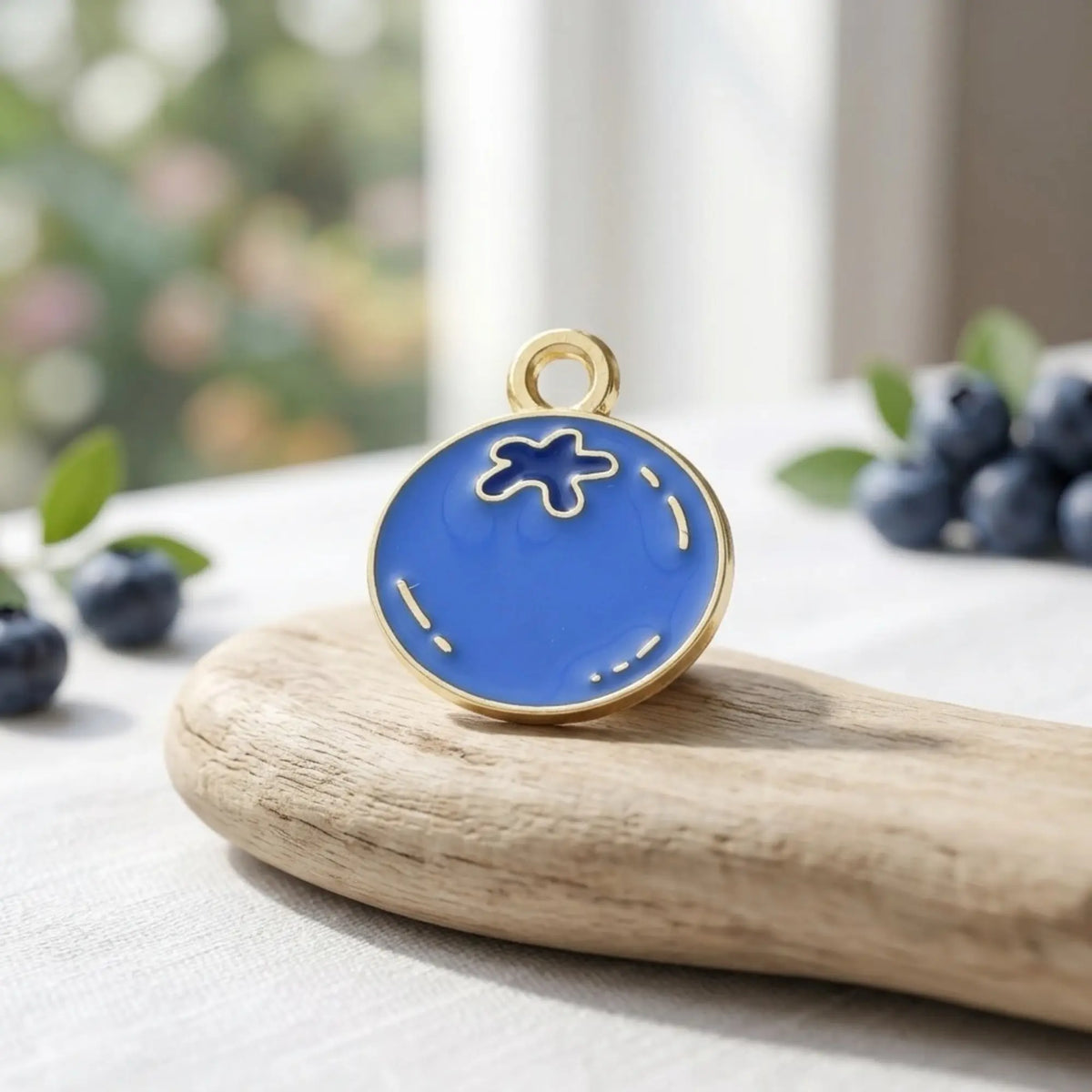 Gold Blueberry Charm - Winks Design Studio,LLC