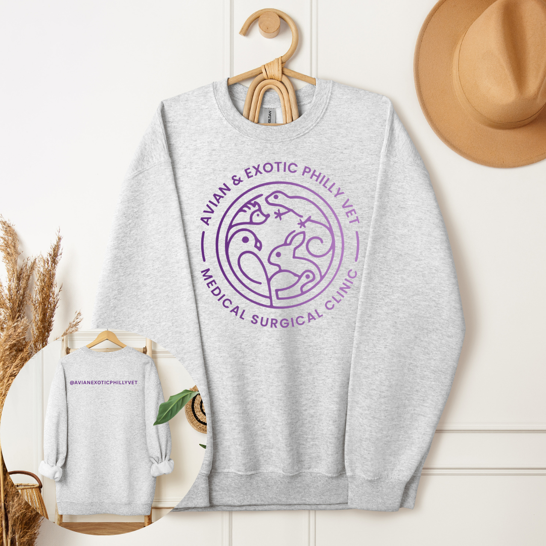 Avian Exotic Crewneck Sweatshirt - Winks Design Studio,LLC