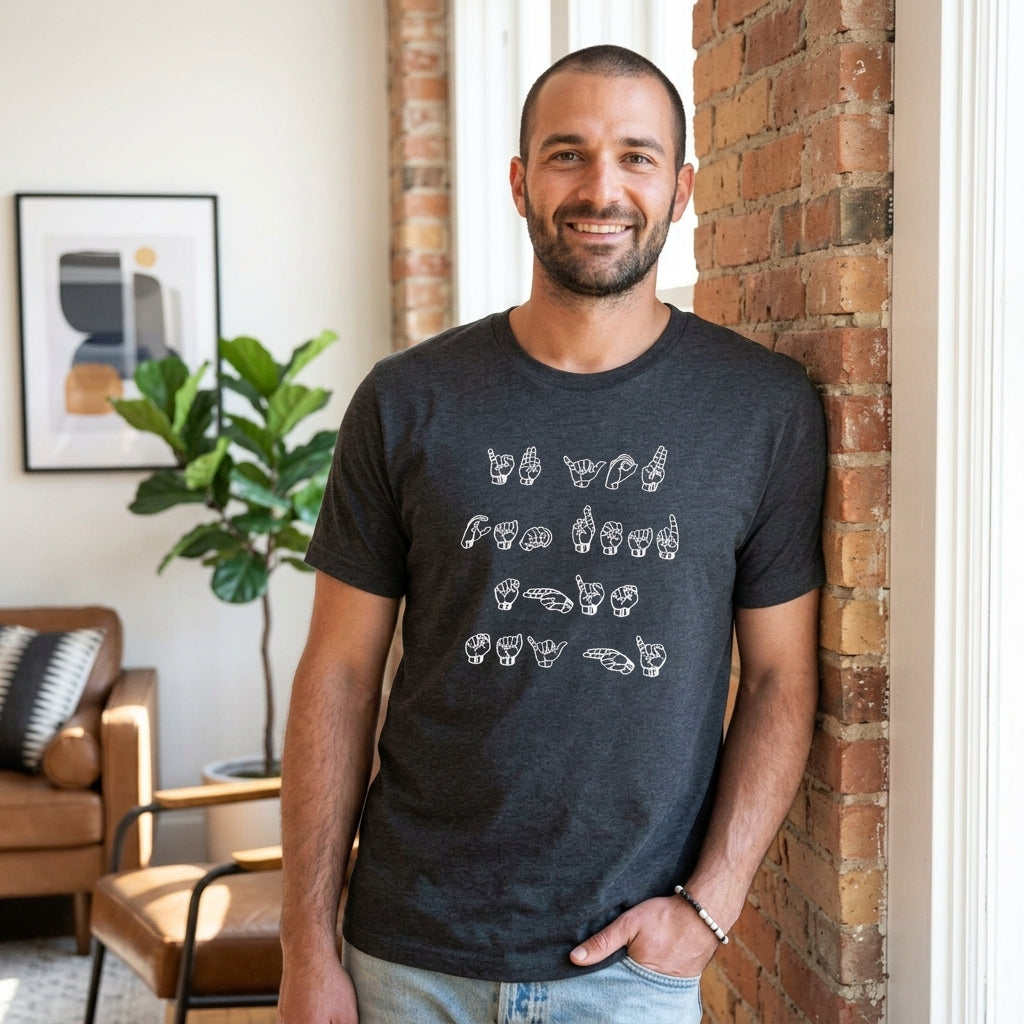 "If You Can Read This, Say Hi" ASL T-Shirt