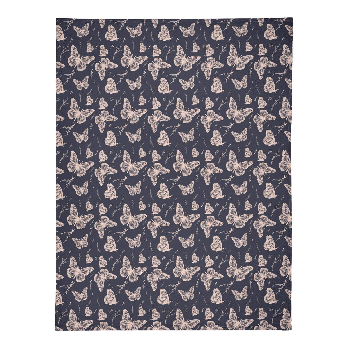 Whimsical Butterfly Fleece Blanket