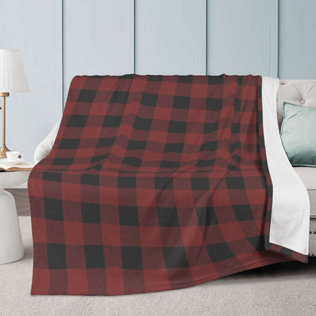 Red Buffalo Plaid Fleece Blanket