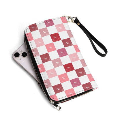 Checkerboard Hearts Wallet - Winks Design Studio,LLC