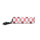 Checkerboard Hearts Cosmetic Bag