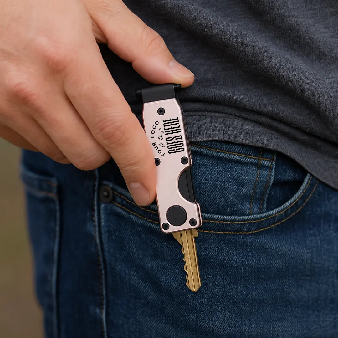Custom metal keyholder from Winks Design Studio, LLC, featuring a sleek, handcrafted design with multiple key hooks.