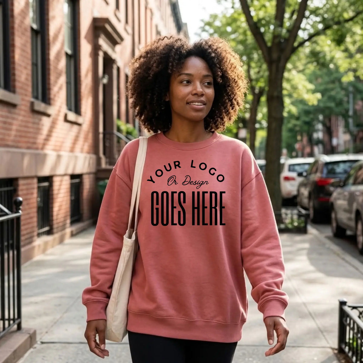 Custom American Apparel Unisex Fleece Crewneck Sweatshirt