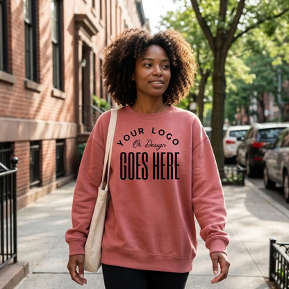 Custom American Apparel Unisex Fleece Crewneck Sweatshirt