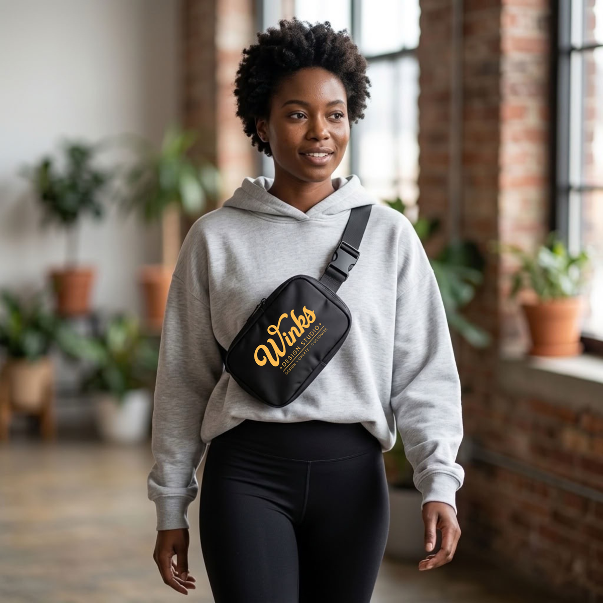 Custom Comfort Colors Explorer Sling Bag - Winks Design Studio,LLC