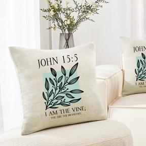 John 15:5 'I Am the Vine' Pillow - Winks Design Studio,LLC