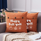 Happy Fall Y'all pillow - Winks Design Studio,LLC