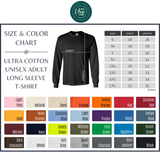 Custom Gildan Ultra Cotton Long Sleeve