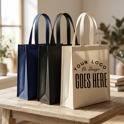Custom Port Authority Cotton Canvas Over-the-Shoulder Tote