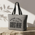 Custom Port Authority Essential Zip Tote bag by Winks Design Studio, LLC, showing a sleek, spacious tote with zip closure and sturdy handles.