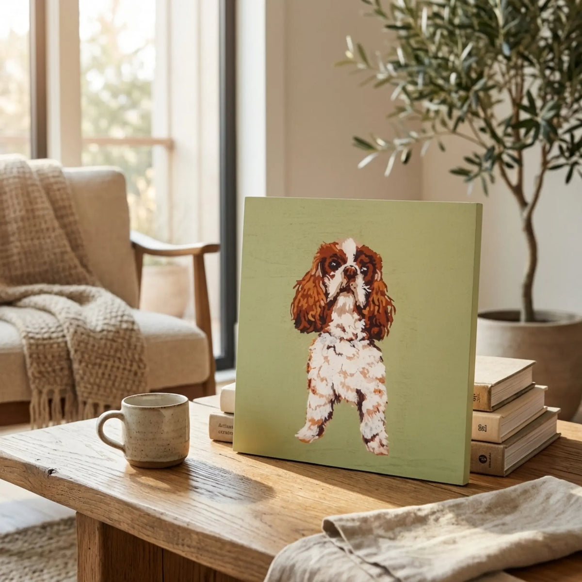DIY Paint Your Pet Workshop Kit by Winks Design Studio, LLC, featuring art supplies and materials for pet-themed painting projects.