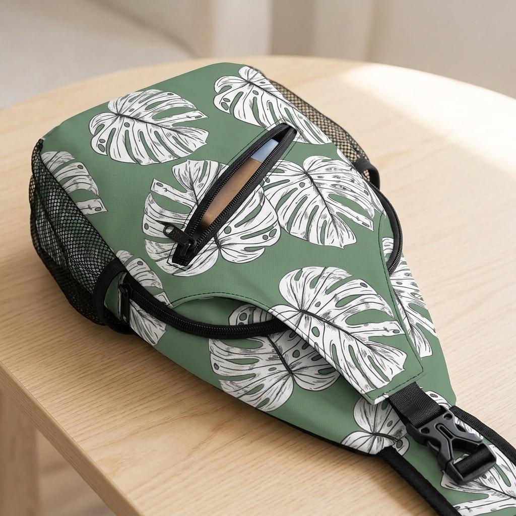 Monstera Everyday Crossbody Bag