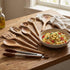 8 Piece Teak Wooden Cooking Spoons Set - Winks Design Studio,LLC