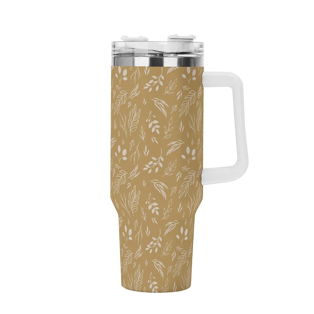 Golden Meadow 40oz Stainless Steel Tumbler - Winks Design Studio,LLC