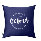 Circular Oxford Pillow - Winks Design Studio,LLC
