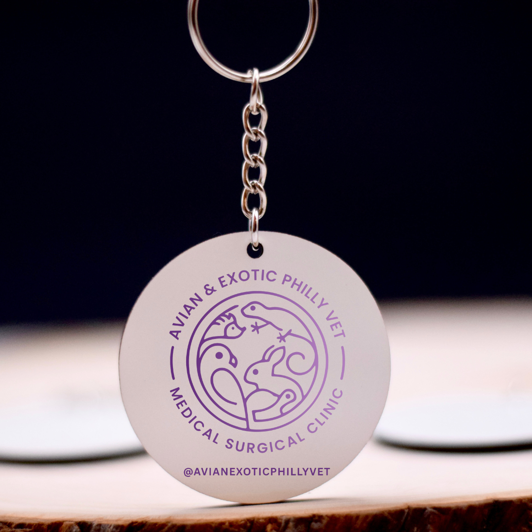 Llavero exótico aviar