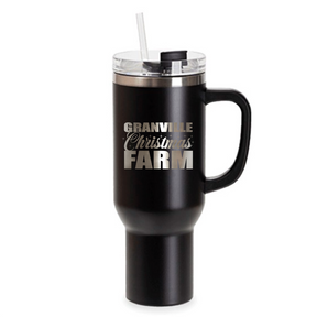 Granville Christmas Farm 40oz Engraved Tumbler - Winks Design Studio,LLC