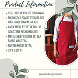 The image is a product information graphic that provides details about a product, including its features and dimensions.