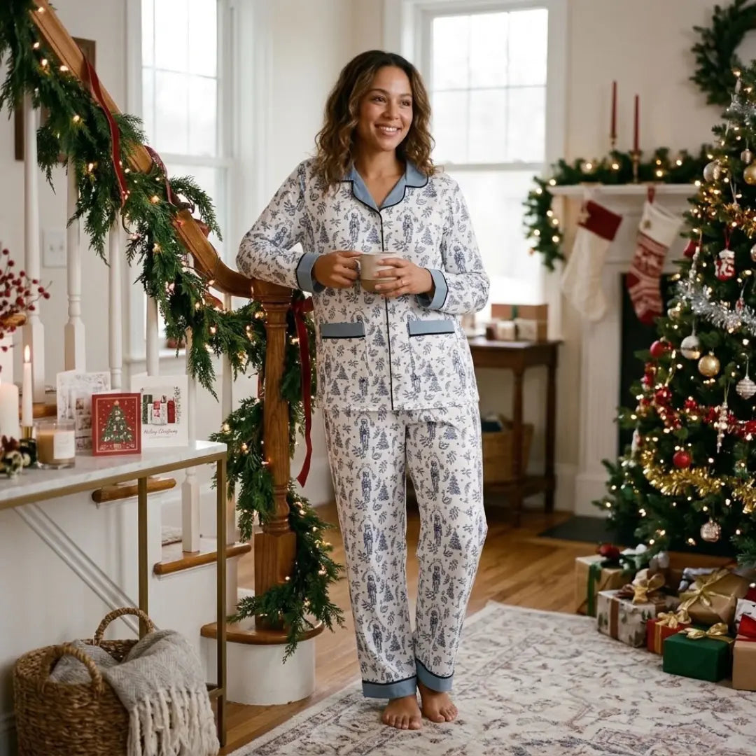 Nutcracker 2-piece Long pajamas Winks Design Studio,LLC