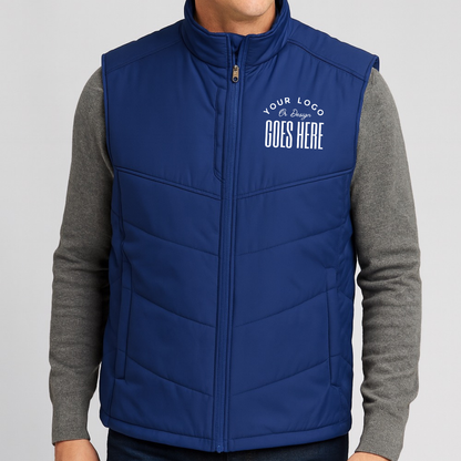 Custom Port Authority Puffy Vest - Winks Design Studio,LLC