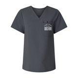 Custom Jaanuu Women's Scrub Top | Rhena V-Neck Medical Uniform - Winks Design Studio,LLC