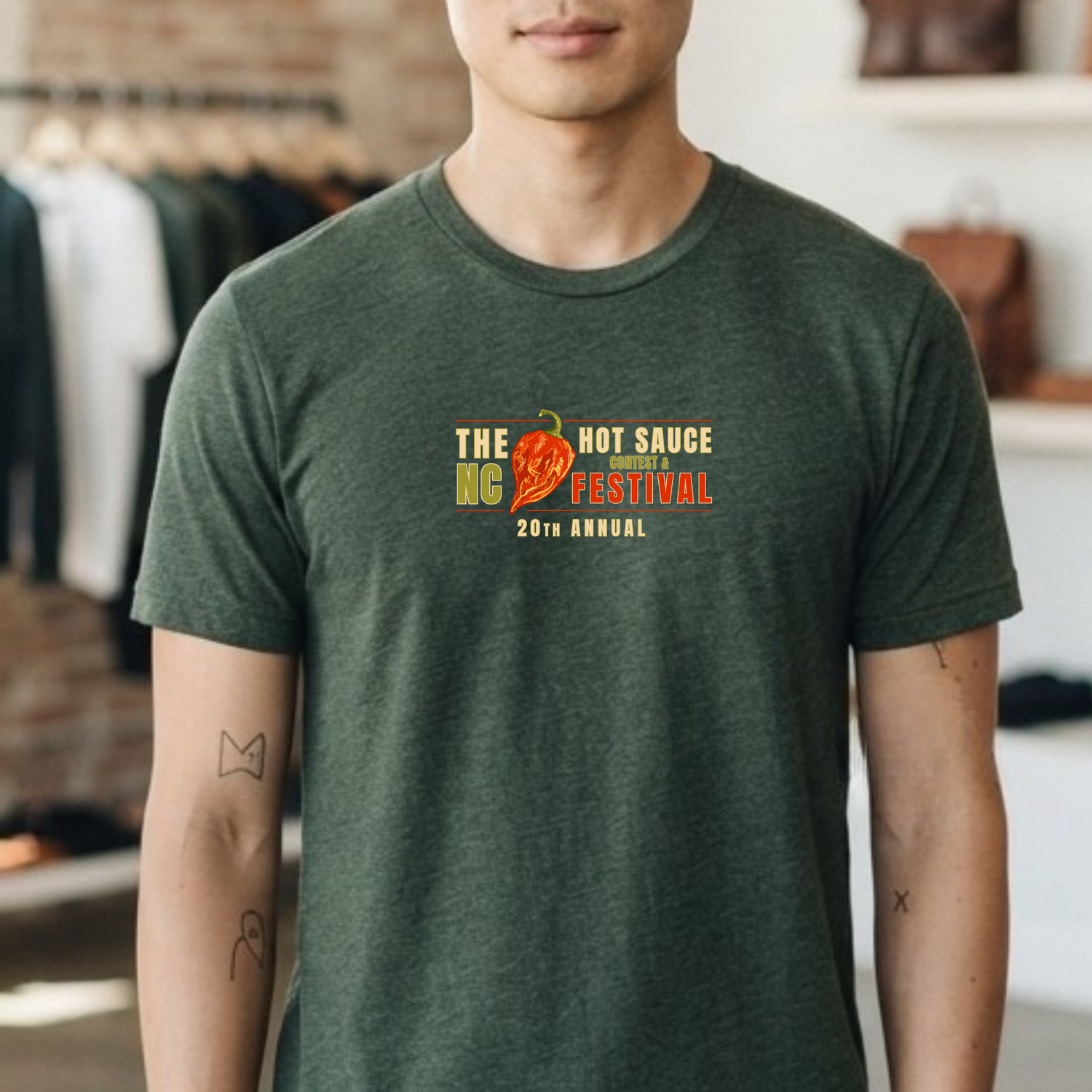NC Hot Sauce Festival History T-Shirt