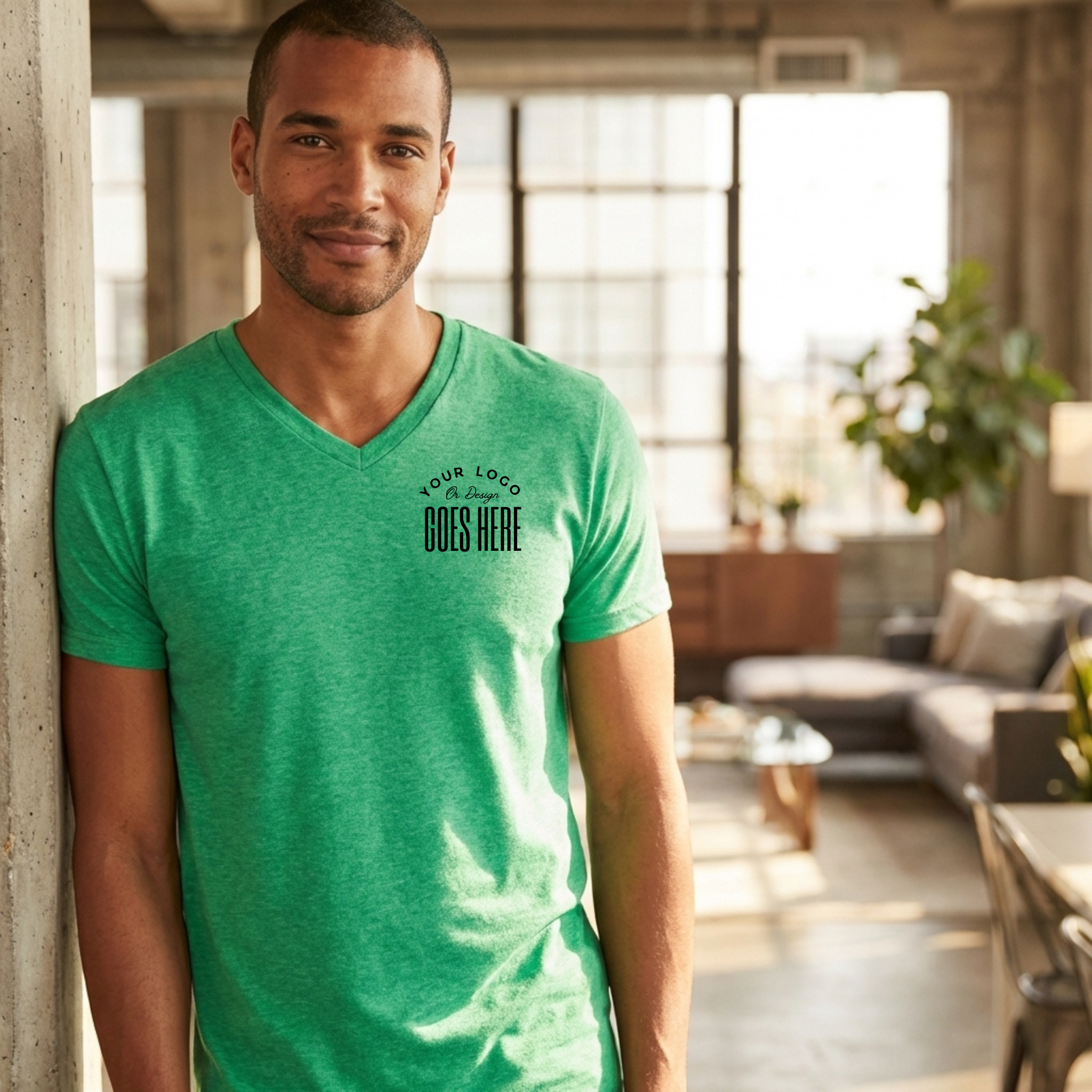 Custom Gildan Unisex Softstyle V-Neck T-Shirt - Winks Design Studio,LLC